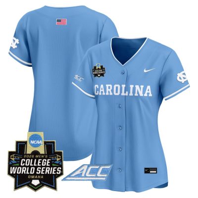 Women's North Carolina Tar Heels 2026 World Series Vapor Premier Limited Jersey - Blue / Team