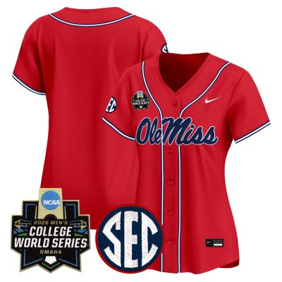 Women's Ole Miss Rebels 2026 World Series Vapor Premier Limited Jersey - Red / Team