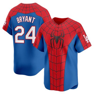 Los Angeles Dodgers x Spider Man Brand New Day Vapor Premier Limited Jersey- Kobe Bryant