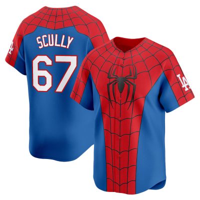 Los Angeles Dodgers x Spider Man Brand New Day Vapor Premier Limited Jersey- Vin Scully