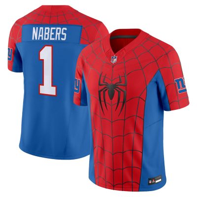 New York Giants x Spider Man Brand New Day Vapor Premier Limited Jersey- Malik Nabers