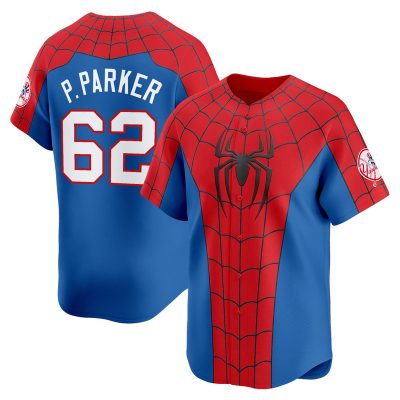 New York Yankees x Spider Man Brand New Day Vapor Premier Limited Jersey- P. Parker