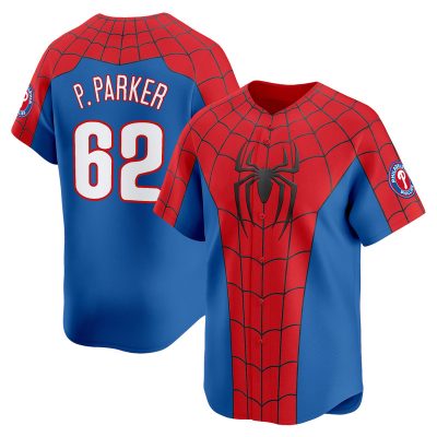 Philadelphia Phillies x Spider Man Brand New Day Vapor Premier Limited Jersey- P. Parker