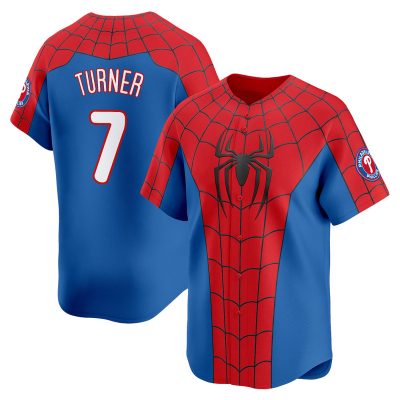 Philadelphia Phillies x Spider Man Brand New Day Vapor Premier Limited Jersey- Trea Turner