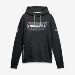 Arizona Cardinals 2026 NFL Crucial Catch Sideline Standard Issue Dri-FIT Pullover Hoodie - Black