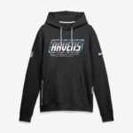 Baltimore Ravens 2026 NFL Crucial Catch Sideline Standard Issue Dri-FIT Pullover Hoodie - Black