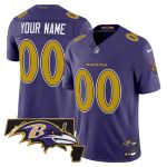 Baltimore Ravens 2026 Vapor Limited Custom Jersey V2 - Purple Limited