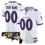 Baltimore Ravens 2026 Vapor Limited Custom Jersey V2 - White