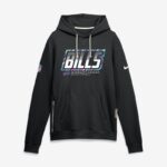 Buffalo Bills 2026 NFL Crucial Catch Sideline Standard Issue Dri-FIT Pullover Hoodie - Black