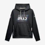 Buffalo Bills Women's 2026 NFL Crucial Catch Sideline Standard Issue Dri-FIT Pullover Hoodie - Black