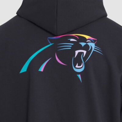 Carolina Panthers 2025 NFL Crucial Catch Sideline Standard Issue Dri-FIT Hoodie - Black - Image 7