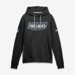 Carolina Panthers 2026 NFL Crucial Catch Sideline Standard Issue Dri-FIT Pullover Hoodie - Black