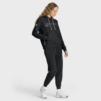 Chicago Bears Women's 2025 NFL Crucial Catch Sideline Standard Issue Dri-FIT Hoodie - Black - Image 3