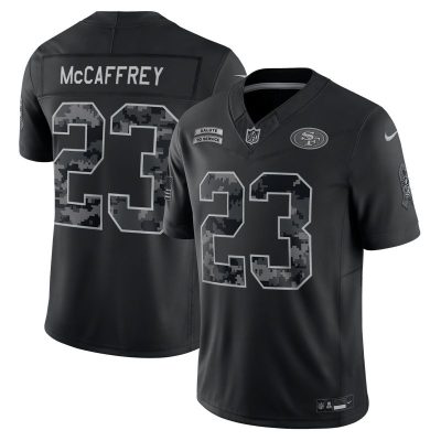 Christian McCaffrey San Francisco 49ers 2026 Salute to Service Stitched Limited Jersey - Black