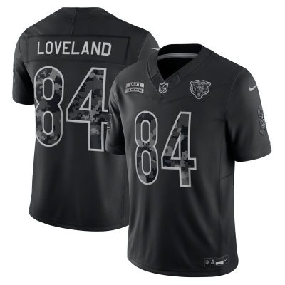 Colston Loveland Chicago Bears 2026 Salute to Service Stitched Limited Jersey - Black
