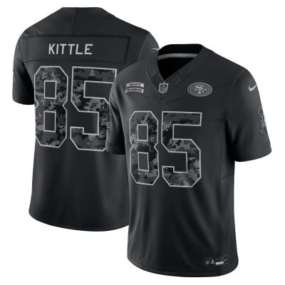 George Kittle San Francisco 49ers 2026 Salute to Service Stitched Limited Jersey - Black