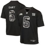 Jaxson Dart New York Giants Youth 2026 Salute to Service Game Jersey  - Black