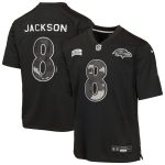 Lamar Jackson Baltimore Ravens Youth 2026 Salute to Service Game Jersey - Black