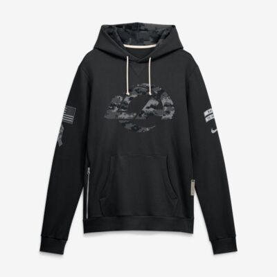 Los Angeles Rams 2026 Salute to Service Sideline Dri-FIT Pullover Hoodie - Black