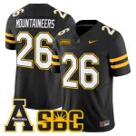 Men's App State Mountaineers 2026 Vapor Limited Jersey - Black / #26 Mountaineers