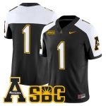 Men's App State Mountaineers 2026 Vapor Limited Jersey - Black Alternate / #1 Team