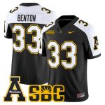 Men's App State Mountaineers 2026 Vapor Limited Jersey - Black Alternate / Aiden Benton