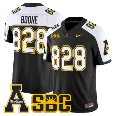 Men's App State Mountaineers 2026 Vapor Limited Jersey - Black Alternate / Boone 828