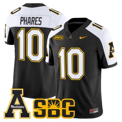 Men's App State Mountaineers 2026 Vapor Limited Jersey - Black Alternate / Colton Phares