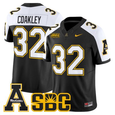 Men's App State Mountaineers 2026 Vapor Limited Jersey - Black Alternate / Dexter Coakley