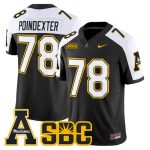 Men's App State Mountaineers 2026 Vapor Limited Jersey - Black Alternate / Tyriq Poindexter