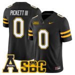 Men's App State Mountaineers 2026 Vapor Limited Jersey - Black / Sam Pickett III