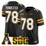 Men's App State Mountaineers 2026 Vapor Limited Jersey - Black / Tyriq Poindexter
