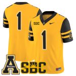 Men's App State Mountaineers 2026 Vapor Limited Jersey - Gold / #1 Team