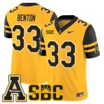 Men's App State Mountaineers 2026 Vapor Limited Jersey - Gold / Aiden Benton