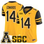 Men's App State Mountaineers 2026 Vapor Limited Jersey - Gold / Armanti Edwards