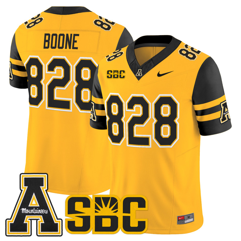 Men's App State Mountaineers 2026 Vapor Limited Jersey - Gold / Boone 828