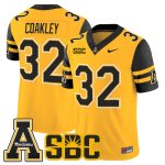 Men's App State Mountaineers 2026 Vapor Limited Jersey - Gold / Dexter Coakley