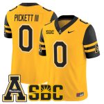 Men's App State Mountaineers 2026 Vapor Limited Jersey - Gold / Sam Pickett III