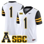 Men's App State Mountaineers 2026 Vapor Limited Jersey - White / #1 Team