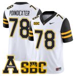Men's App State Mountaineers 2026 Vapor Limited Jersey - White / Tyriq Poindexter