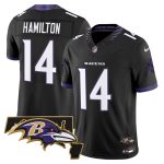 Men's Baltimore Ravens 2026 Vapor Limited Jersey V2 - Black / Kyle Hamilton