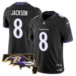 Men's Baltimore Ravens 2026 Vapor Limited Jersey V2 - Black / Lamar Jackson