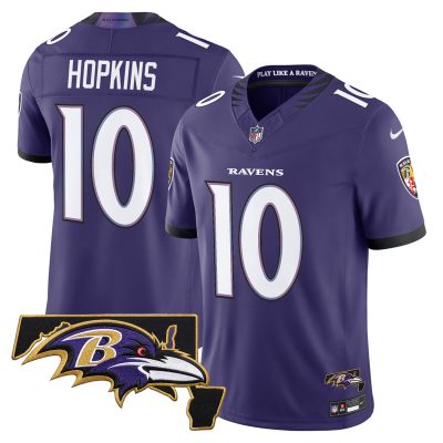 Men's Baltimore Ravens 2026 Vapor Limited Jersey V2 - Purple / DeAndre Hopkins