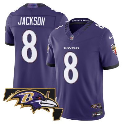 Men's Baltimore Ravens 2026 Vapor Limited Jersey V2 - Purple / Lamar Jackson