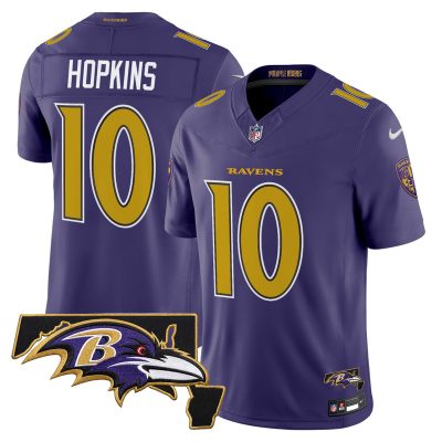 Men's Baltimore Ravens 2026 Vapor Limited Jersey V2 - Purple Limited / DeAndre Hopkins