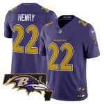 Men's Baltimore Ravens 2026 Vapor Limited Jersey V2 - Purple Limited / Derrick Henry