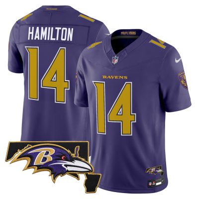 Men's Baltimore Ravens 2026 Vapor Limited Jersey V2 - Purple Limited / Kyle Hamilton