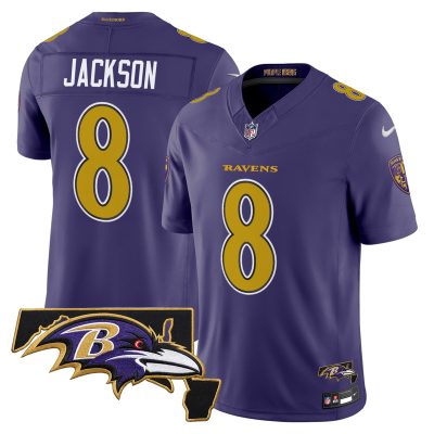 Men's Baltimore Ravens 2026 Vapor Limited Jersey V2 - Purple Limited / Lamar Jackson