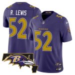 Men's Baltimore Ravens 2026 Vapor Limited Jersey V2 - Purple Limited / Ray Lewis