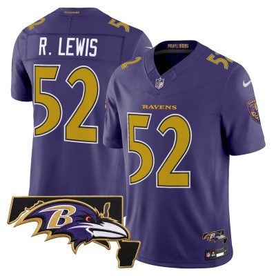 Men's Baltimore Ravens 2026 Vapor Limited Jersey V2 - Purple Limited / Ray Lewis